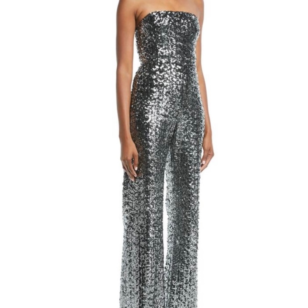 Alexis Carleen Wide Leg Sequin Jumpsuit